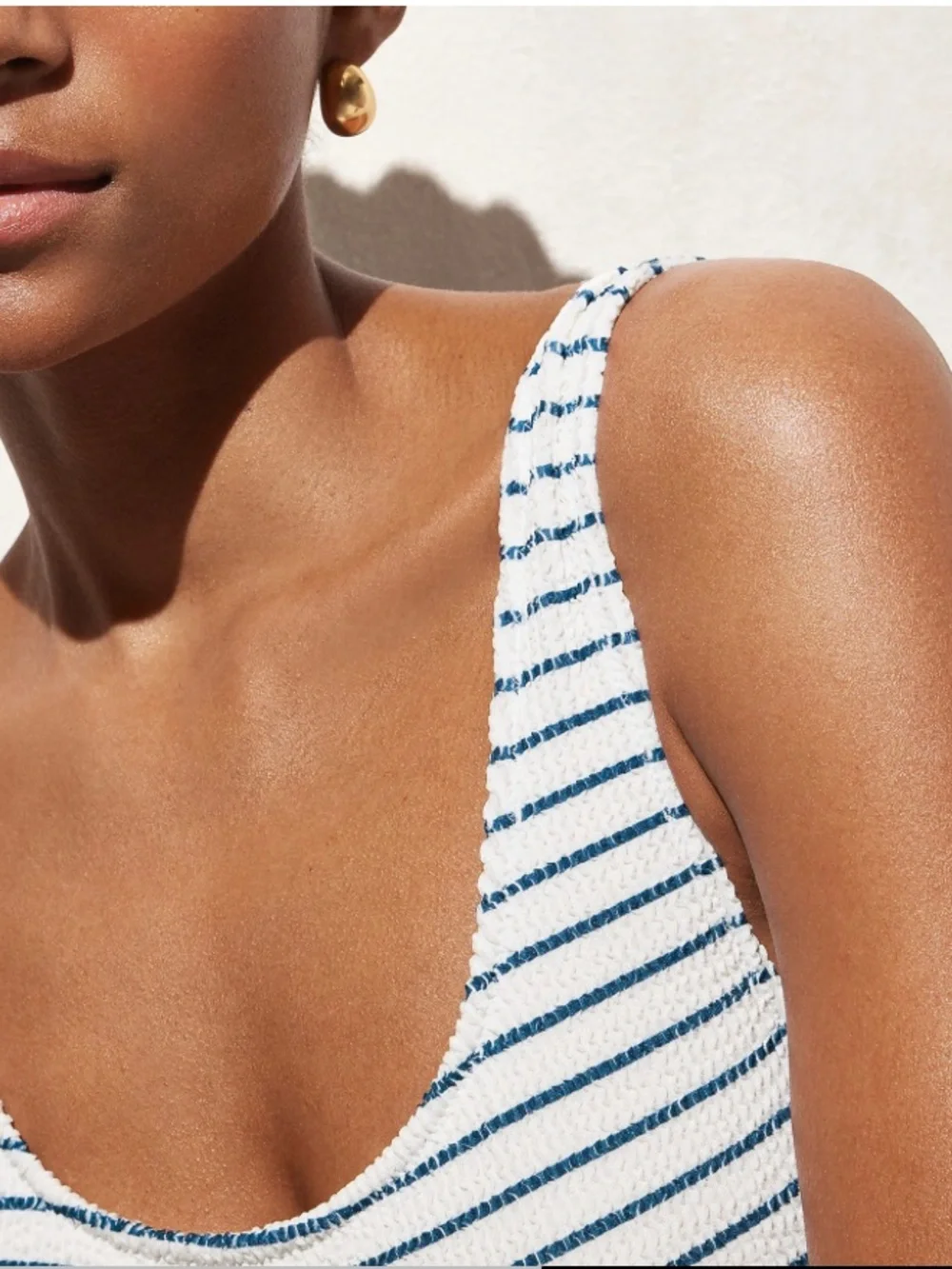 J Crew Swim 8 One-Piece Swimsuit White